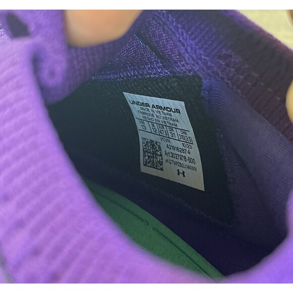 Under Armour Blur 2 MC Suede Purple Football Cleats Men’s Size 13 3027978-500 - Picture 11 of 11